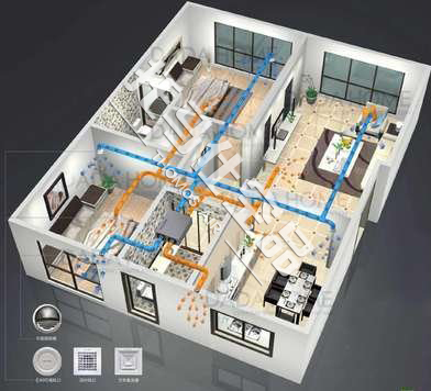 新风系统安装图1 新风系统安装图1